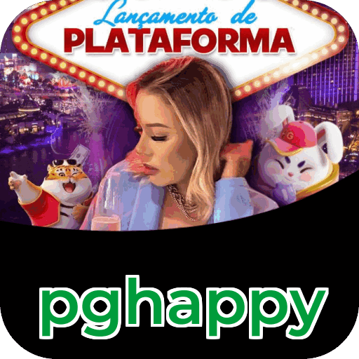 Interface do aplicativo pghappy mostrando jogos disponíveis no iOS e Android