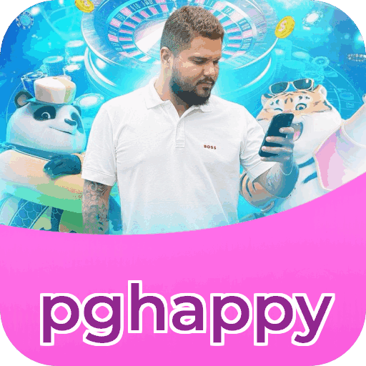 Passo a passo visual mostrando processo de download e instalação do aplicativo pghappy