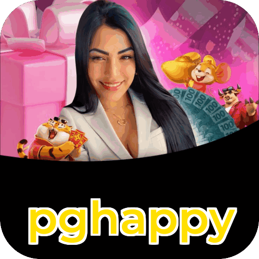 Plataforma pghappy mostrando interface moderna, jogos certificados e recursos de segurança licenciados